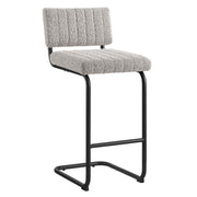 Parity Boucle Counter Stools - Set of 2 - Black Taupe