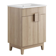 Miles Bathroom Vanity Basin Included - White Oak