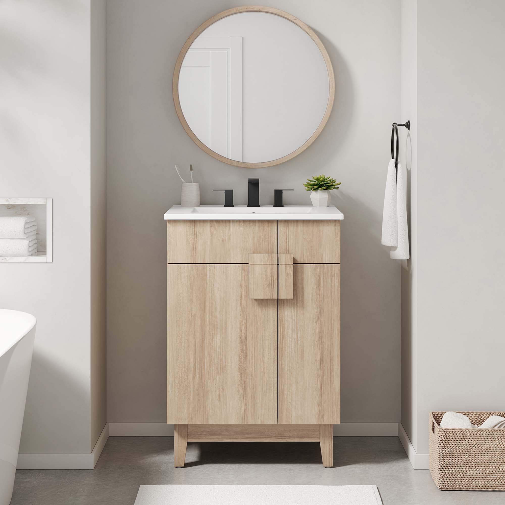 Miles Bathroom Vanity Basin Included