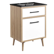 Maverick 24" Bathroom Vanity - Black Oak