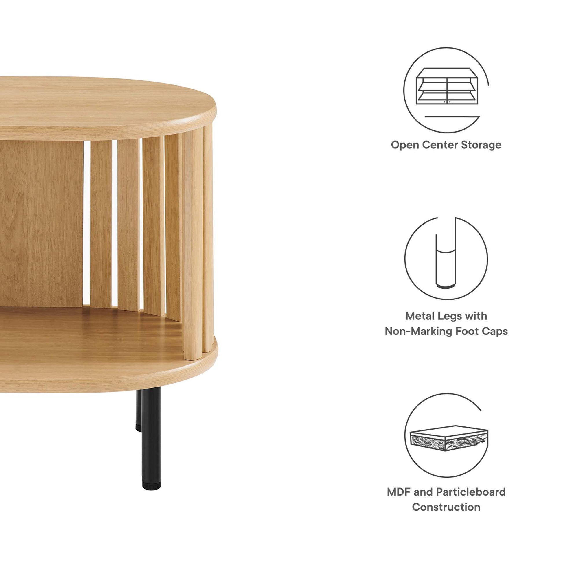 Fortitude Side Table - Walnut Black