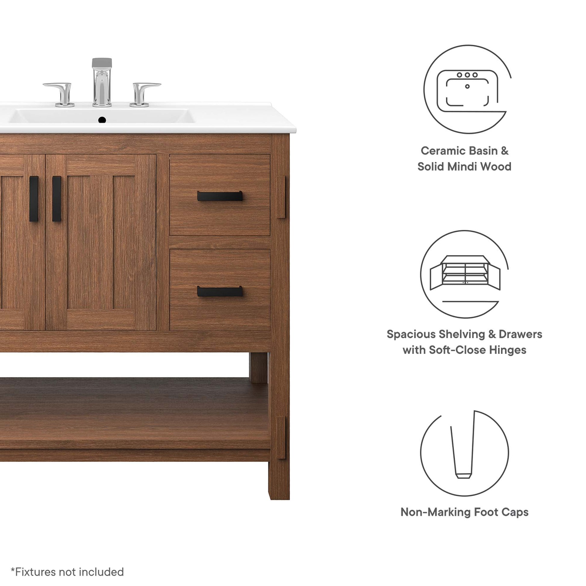 Ashlyn 36" Wood Bathroom Vanity