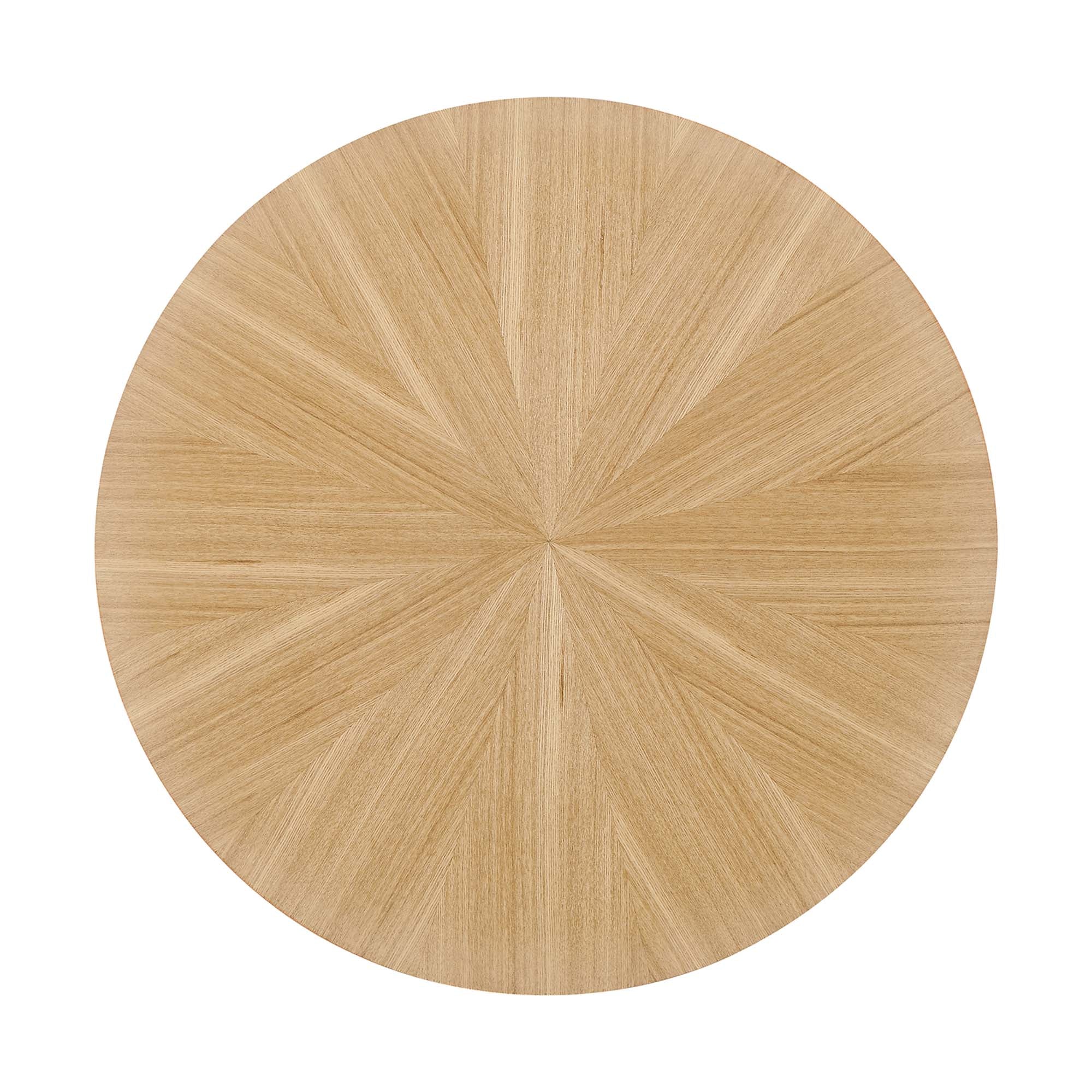 Crossroads 24” Round Wood Side Table