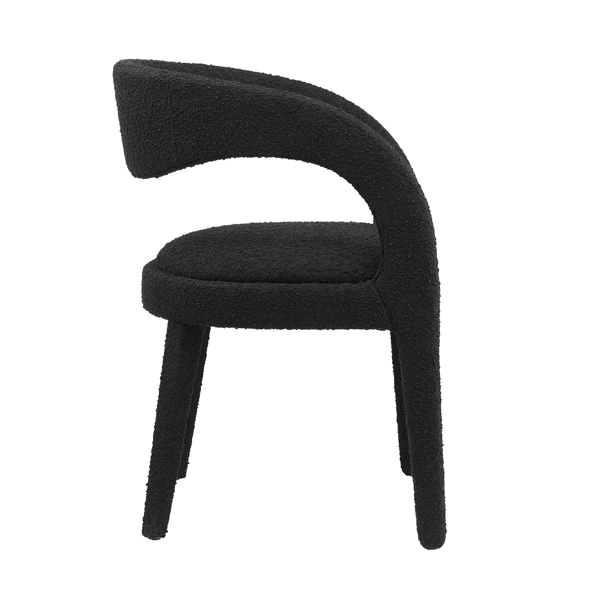 Pinnacle Boucle Upholstered Dining Chair Set of 2