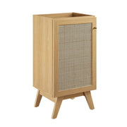 Soma 18" Bathroom Vanity Cabinet (Sink Basin Not Included) - Oak