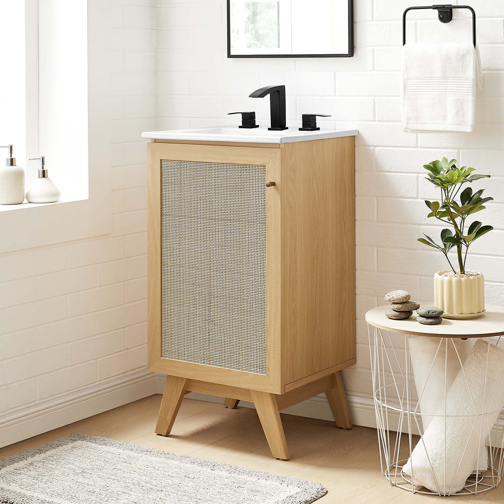 Soma 18" Bathroom Vanity Cabinet (Sink Basin Not Included)