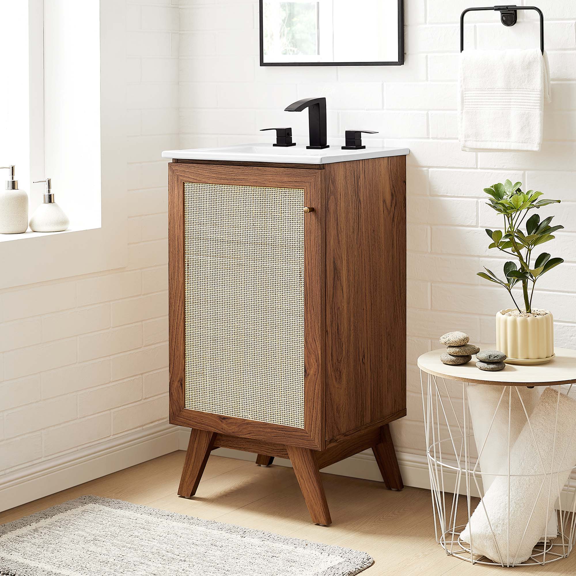 Soma 18" Bathroom Vanity Cabinet (Sink Basin Not Included)