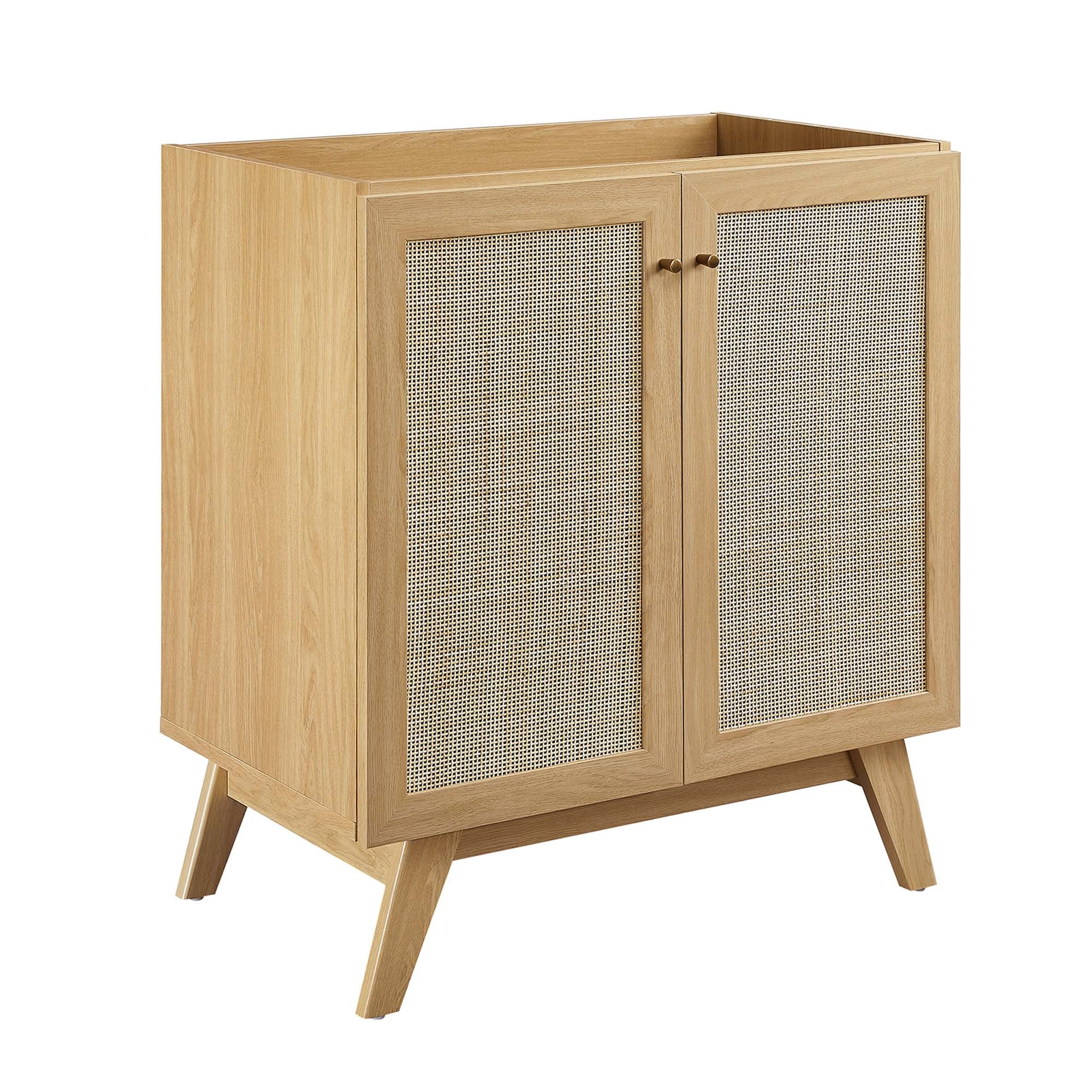 Soma 30" Bathroom Vanity Cabinet (Sink Basin Not Included) - Oak