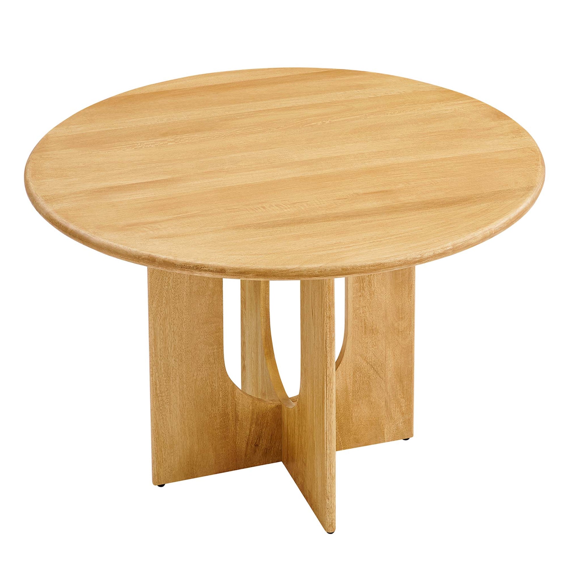 Rivian Round 48" Wood Dining Table - Oak