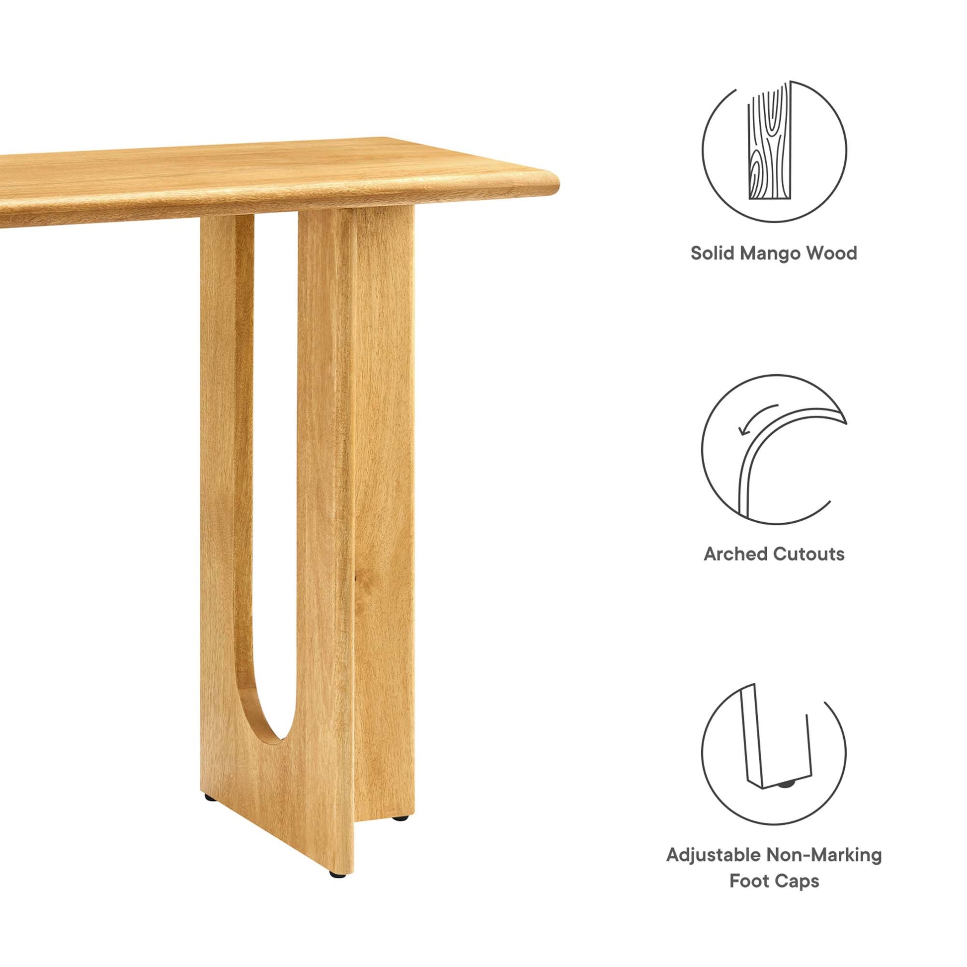 Rivian 46" Console Table - Walnut