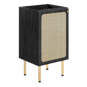 Chaucer Bathroom Cabinet Basin Not Included - Black