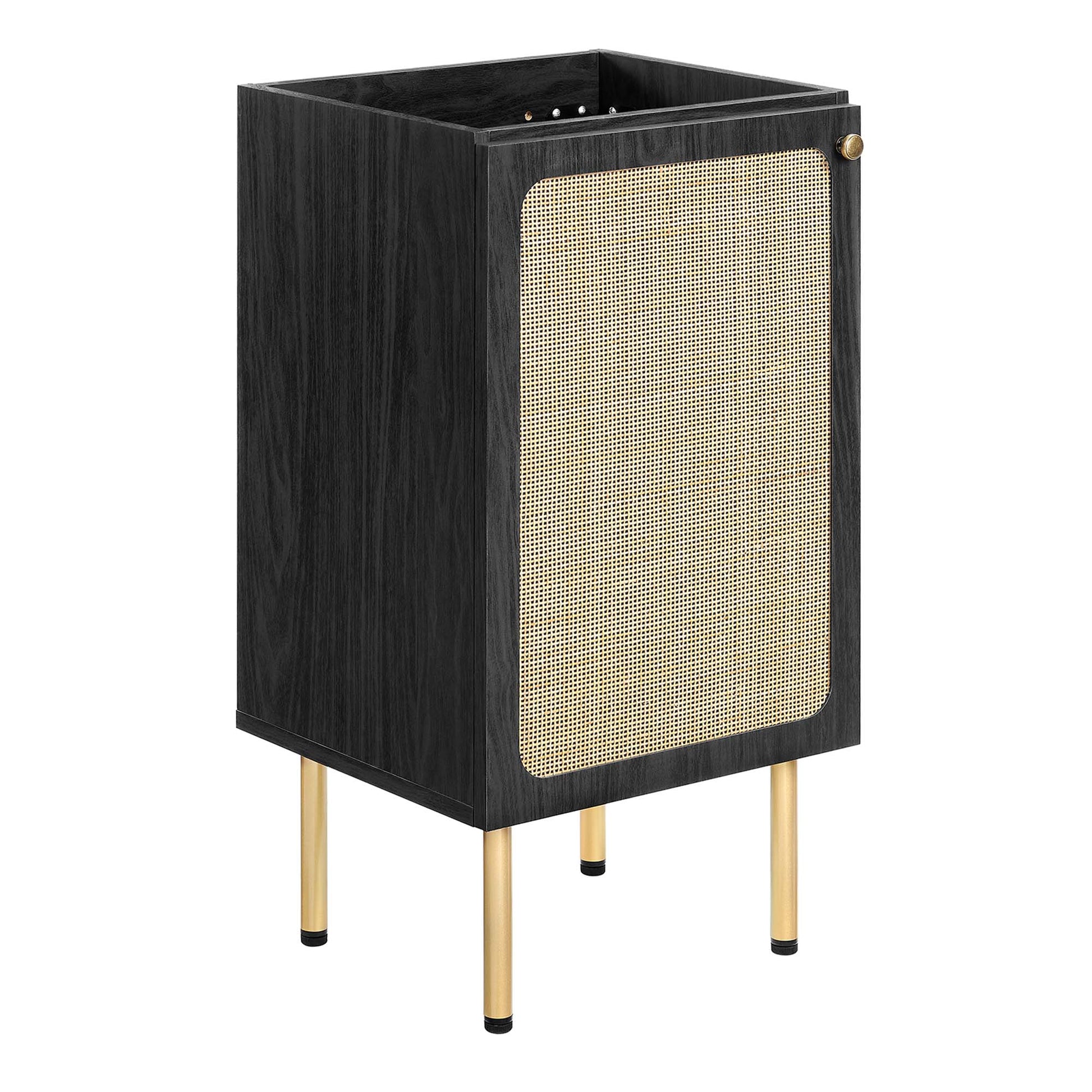 Chaucer Bathroom Cabinet Basin Not Included - Black