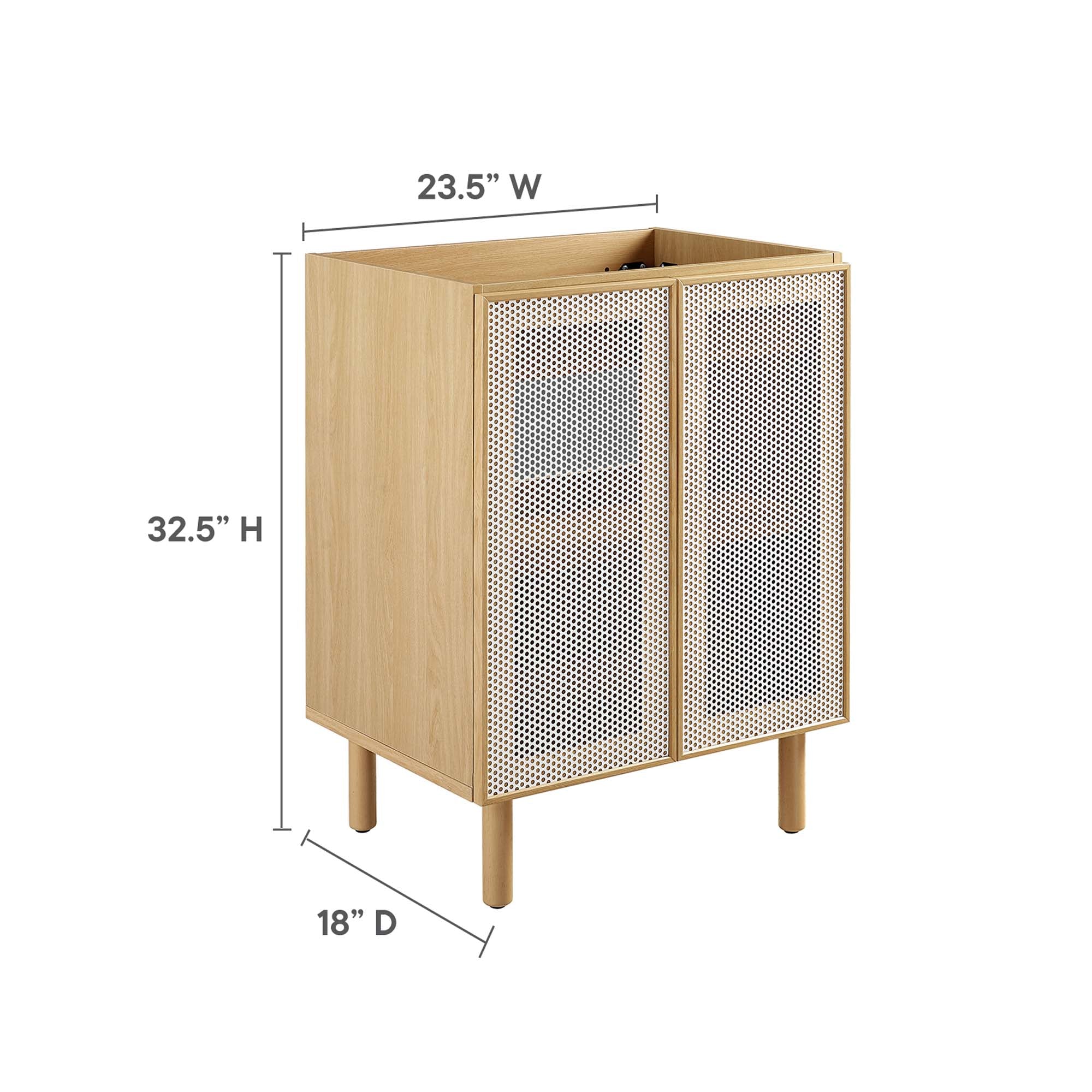 Calla Bathroom Cabinet Basin Not Included - White