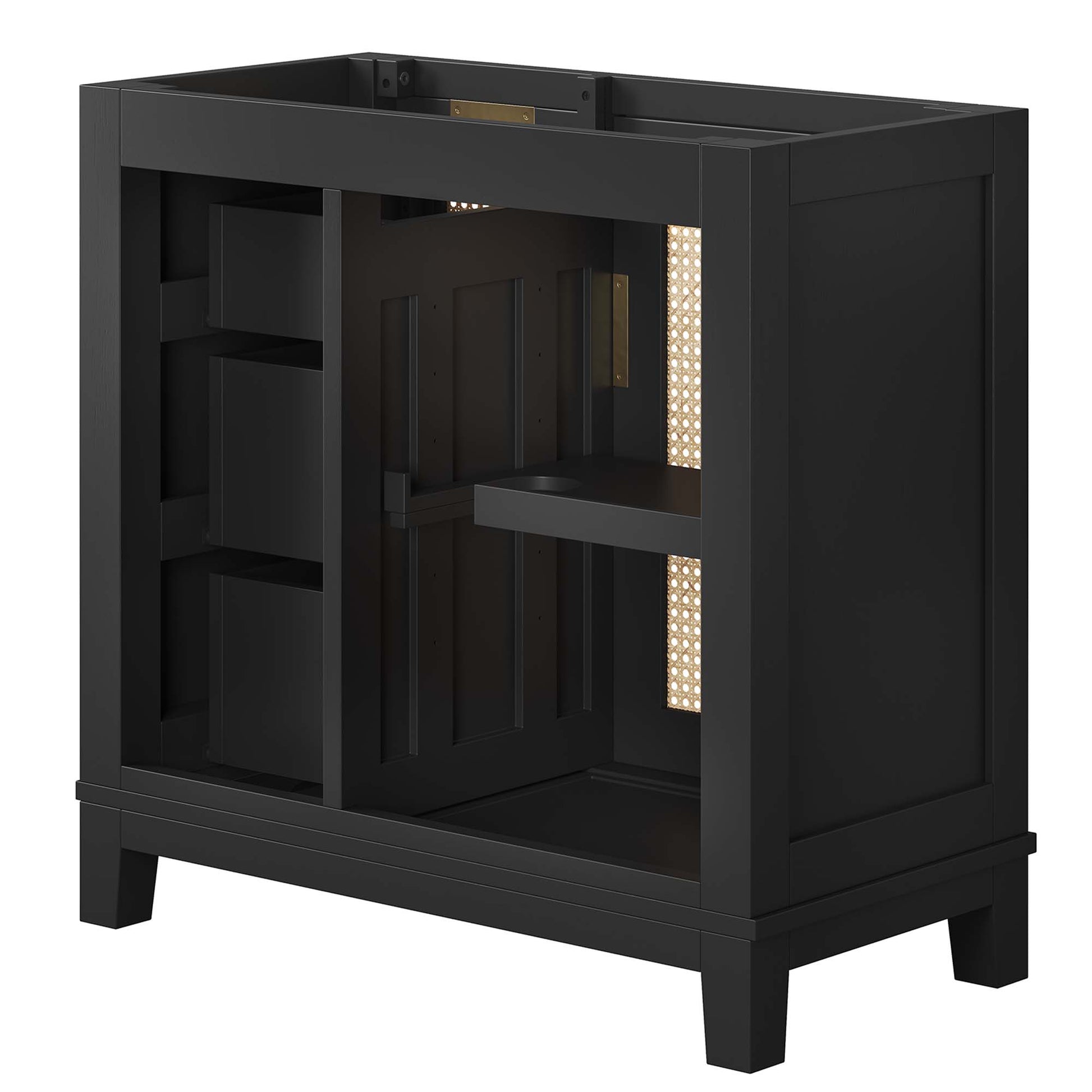 Dixie 36" Solid Wood Bathroom Vanity Cabinet (Sink Basin Not Included)