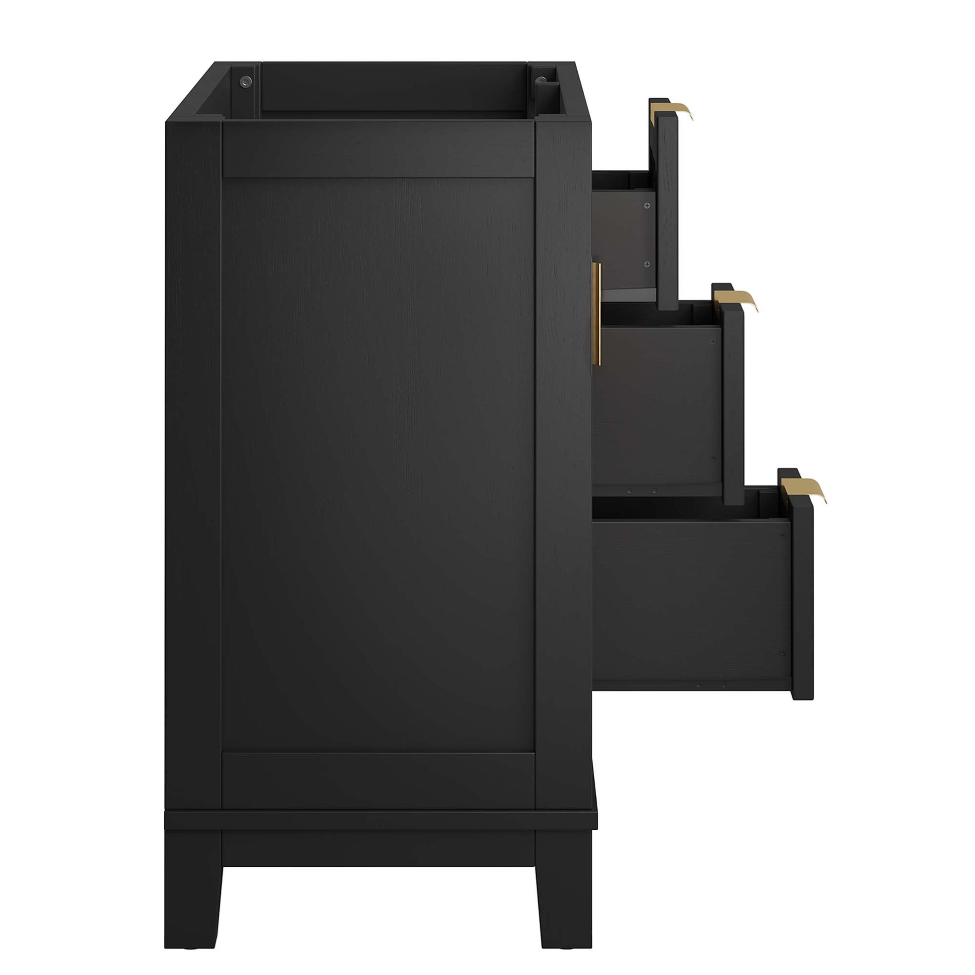 Dixie 36" Solid Wood Bathroom Vanity Cabinet (Sink Basin Not Included)