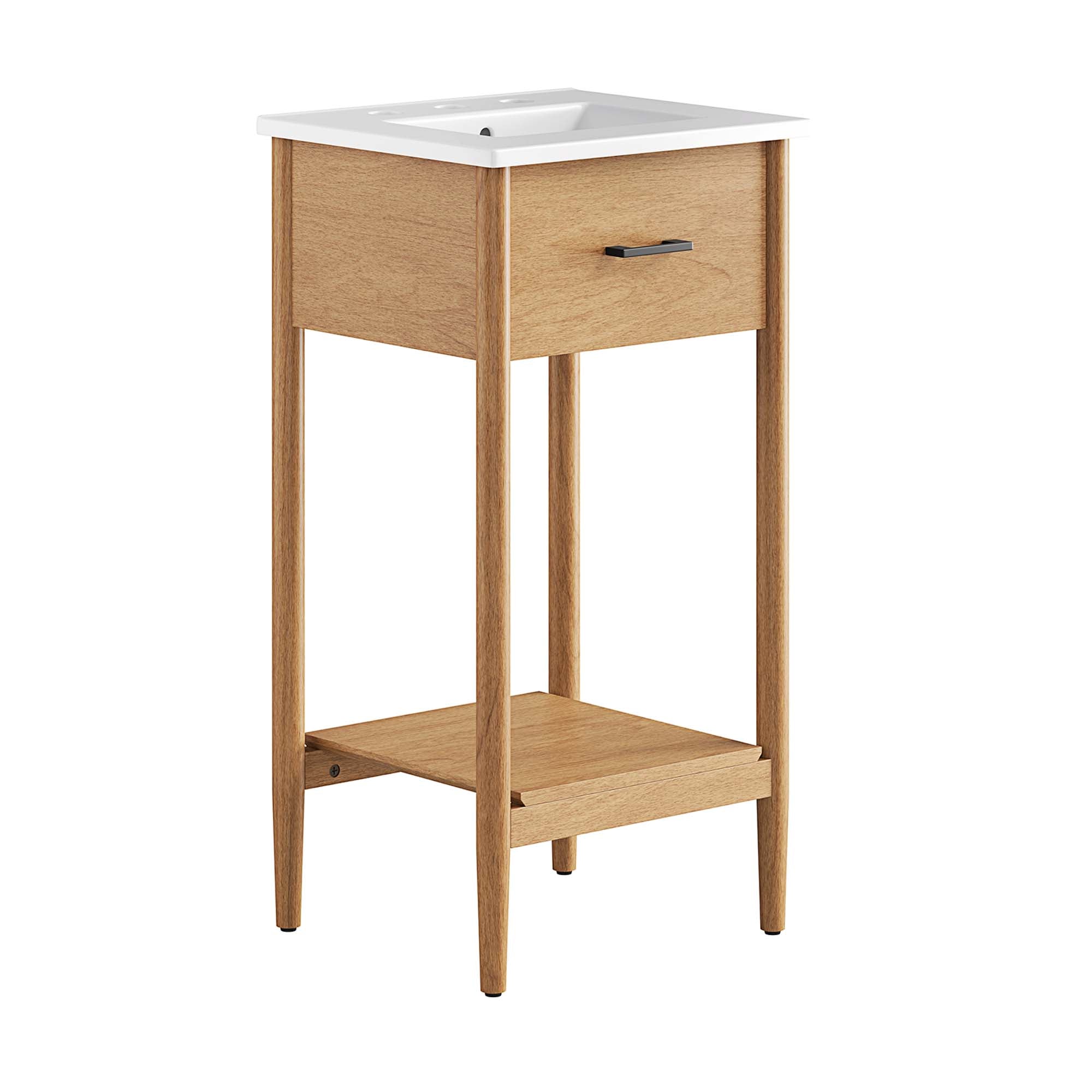 Zaire Bathroom Vanity Basin Included - Natural White