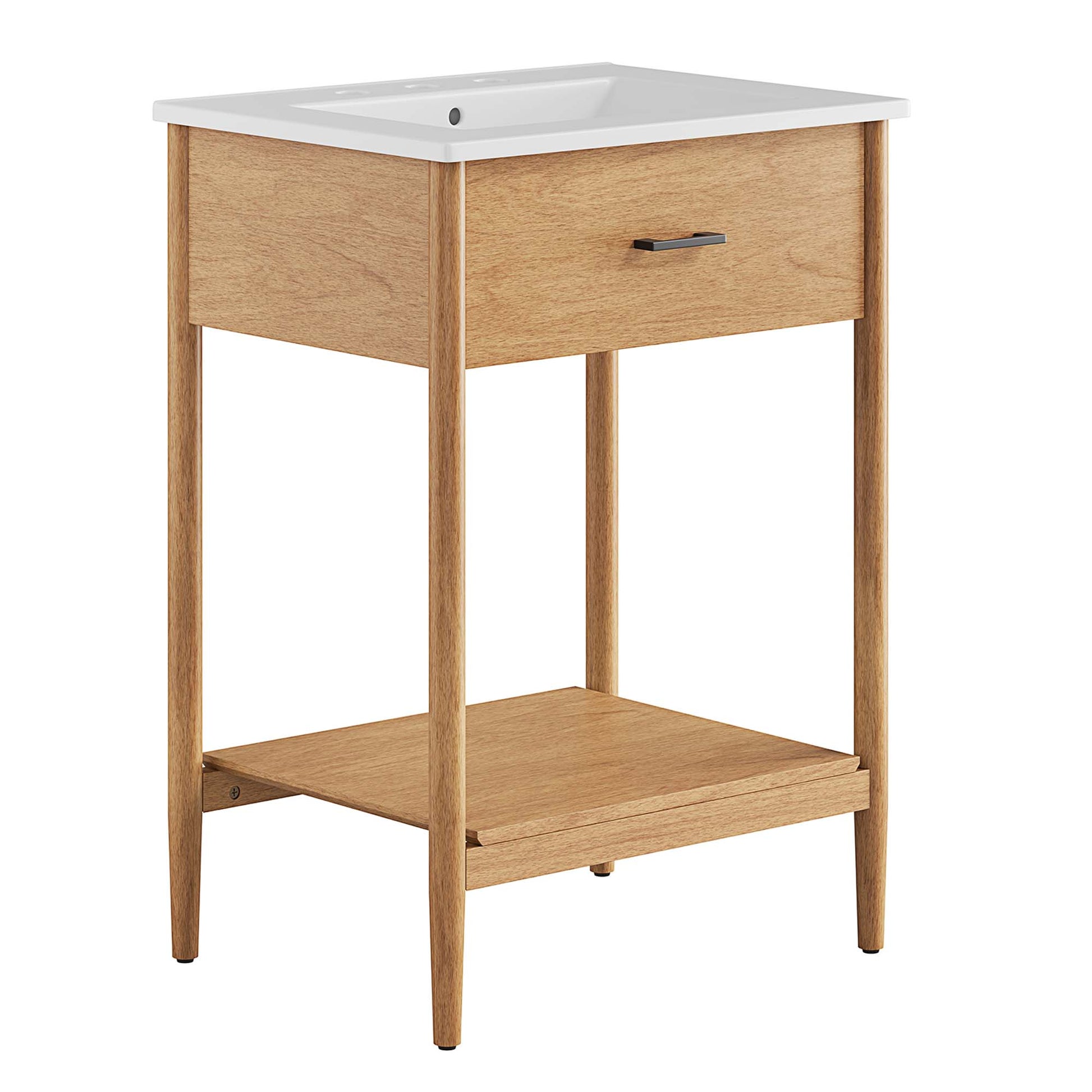 Zaire Bathroom Vanity Basin Included - Natural White