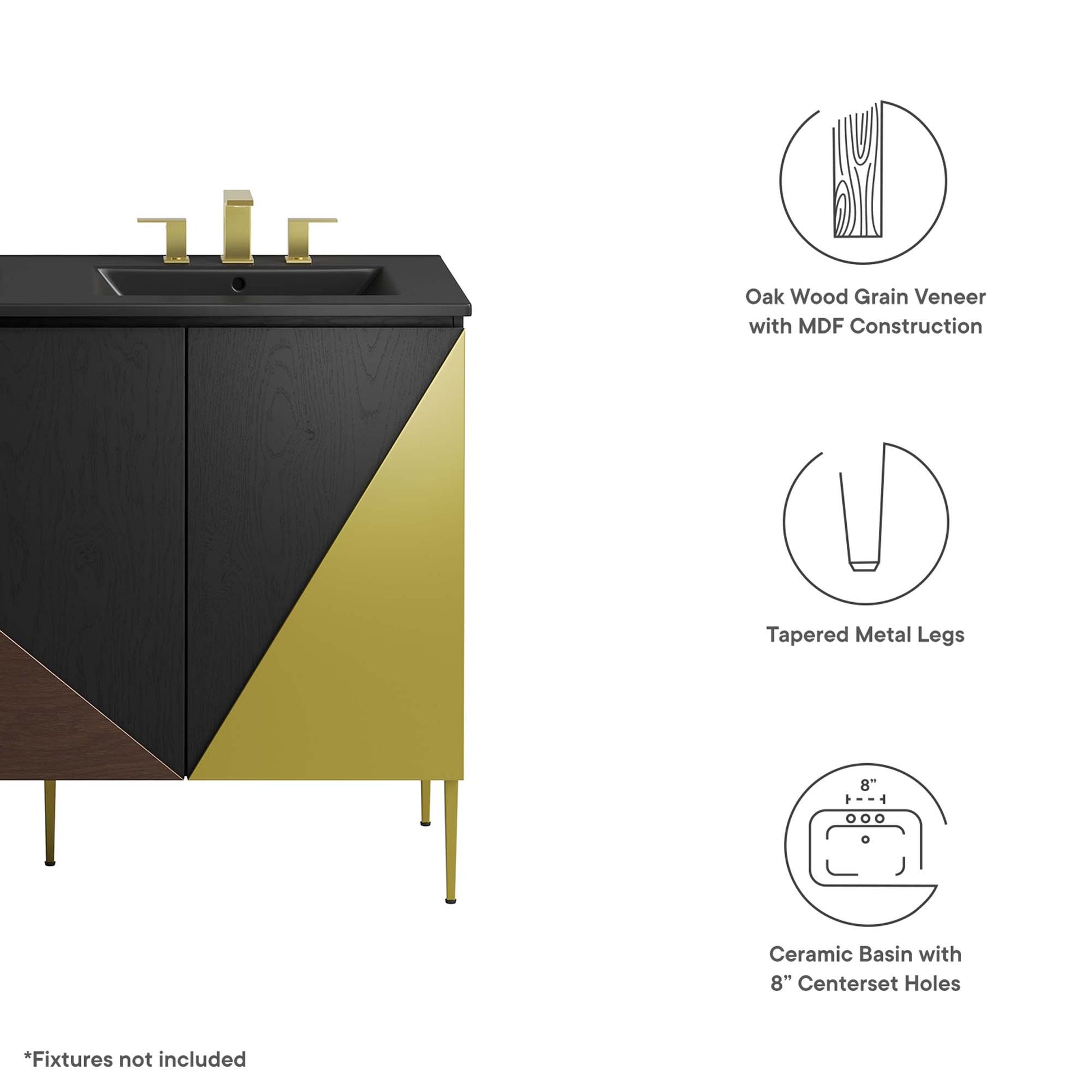 Alchemist 48" Double Sink Bathroom Vanity