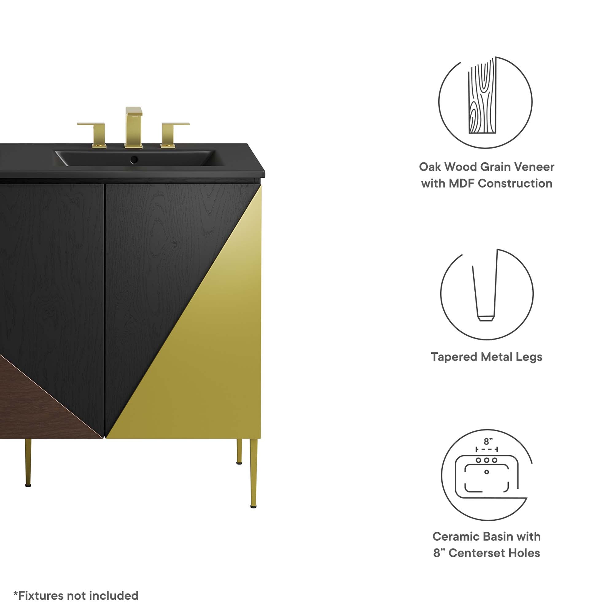 Alchemist 48" Double Sink Bathroom Vanity