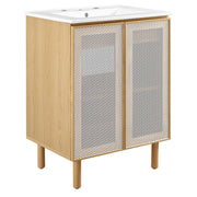 Calla Bathroom Vanity Basin Included - White Oak