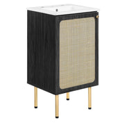 Chaucer 18" Bathroom Vanity - Black White