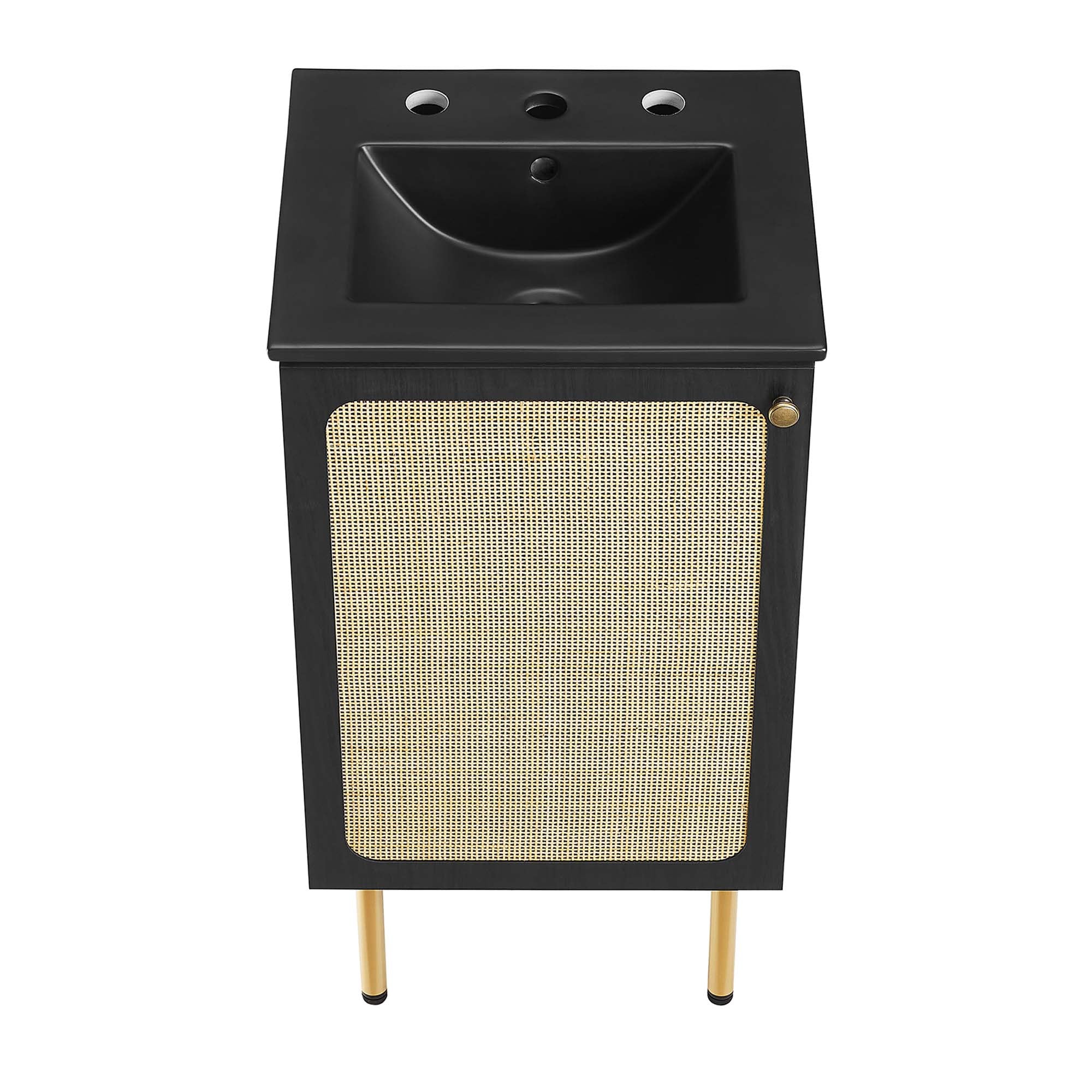 Chaucer Bathroom Vanity with Black Basin Included