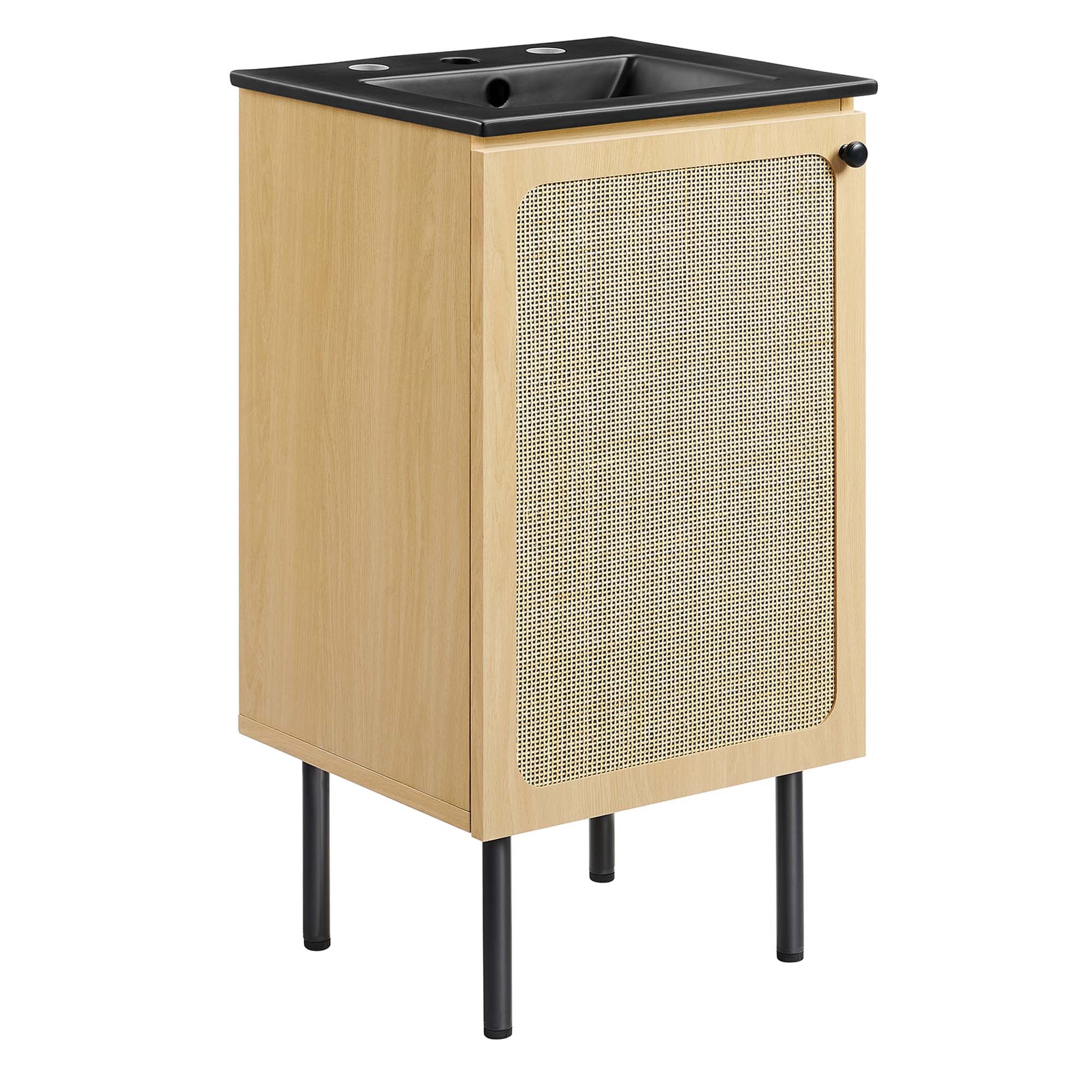 Chaucer Bathroom Vanity with Black Basin Included