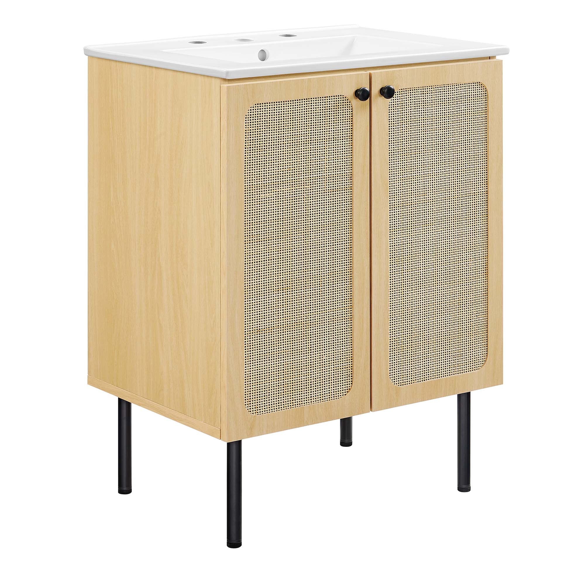 Chaucer Bathroom Vanity with White Basin Included