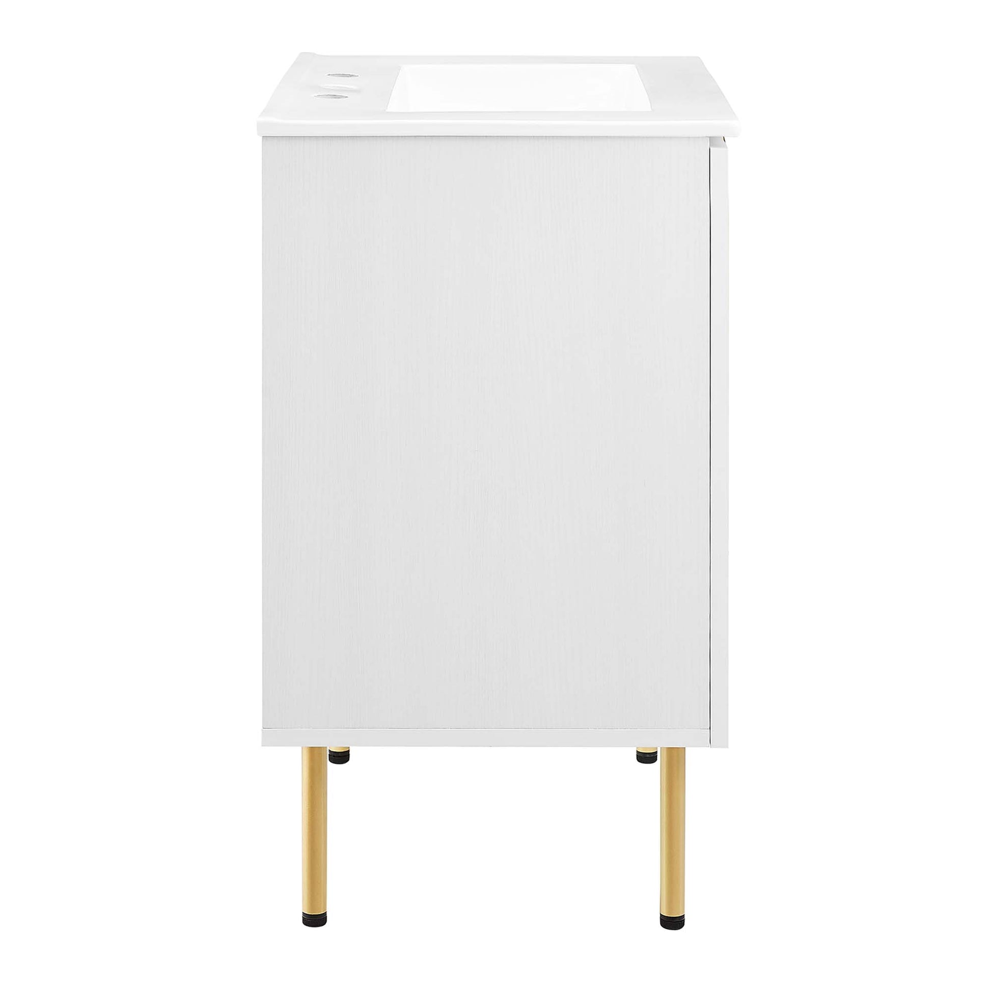 Chaucer Bathroom Vanity with White Basin Included