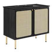 Chaucer 36" Bathroom Vanity - Black Black