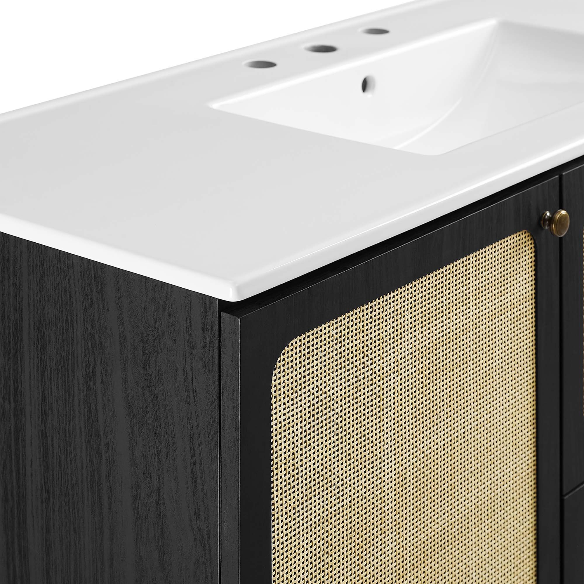 Chaucer 48" Bathroom Vanity with White Basin Included