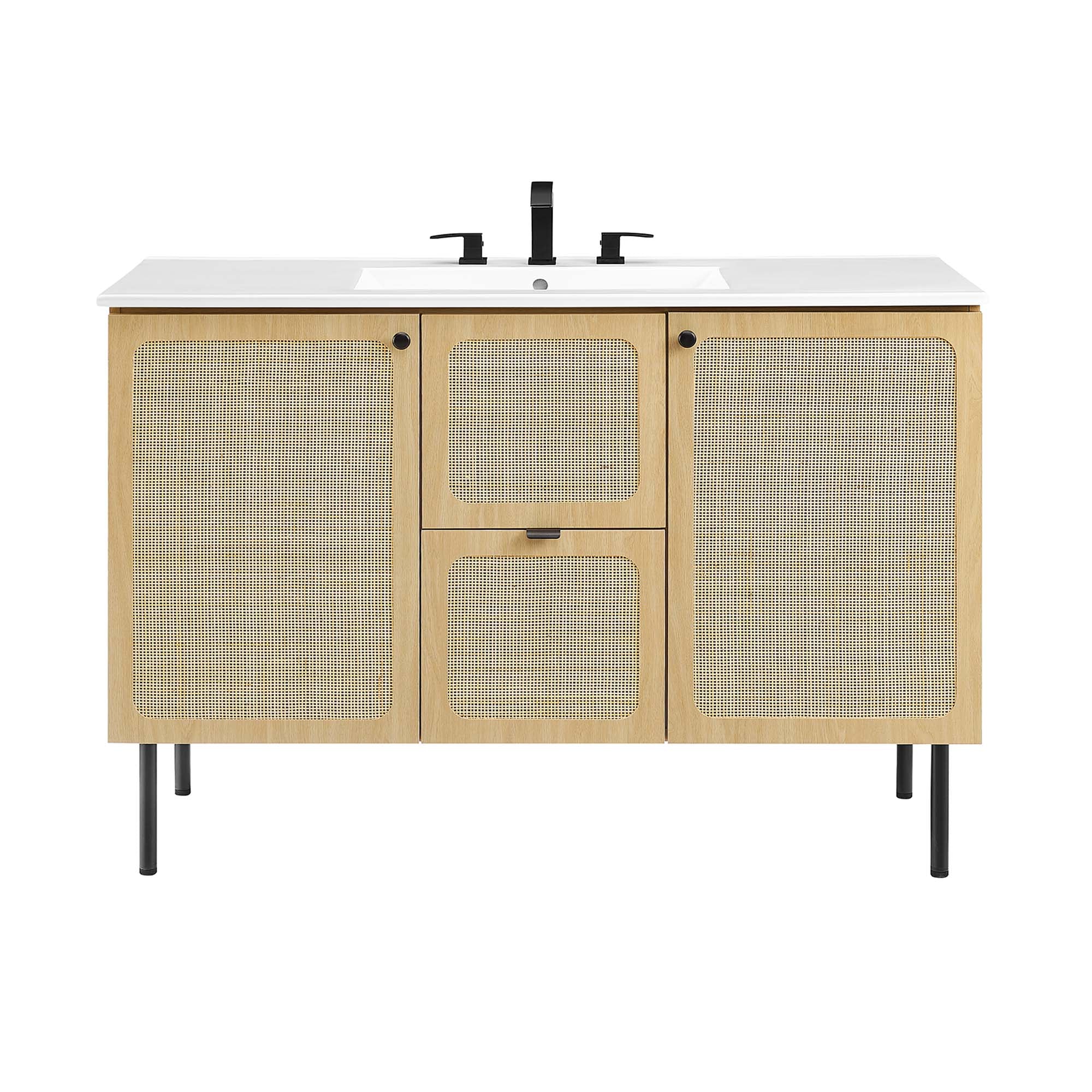 Chaucer 48" Bathroom Vanity with White Basin Included
