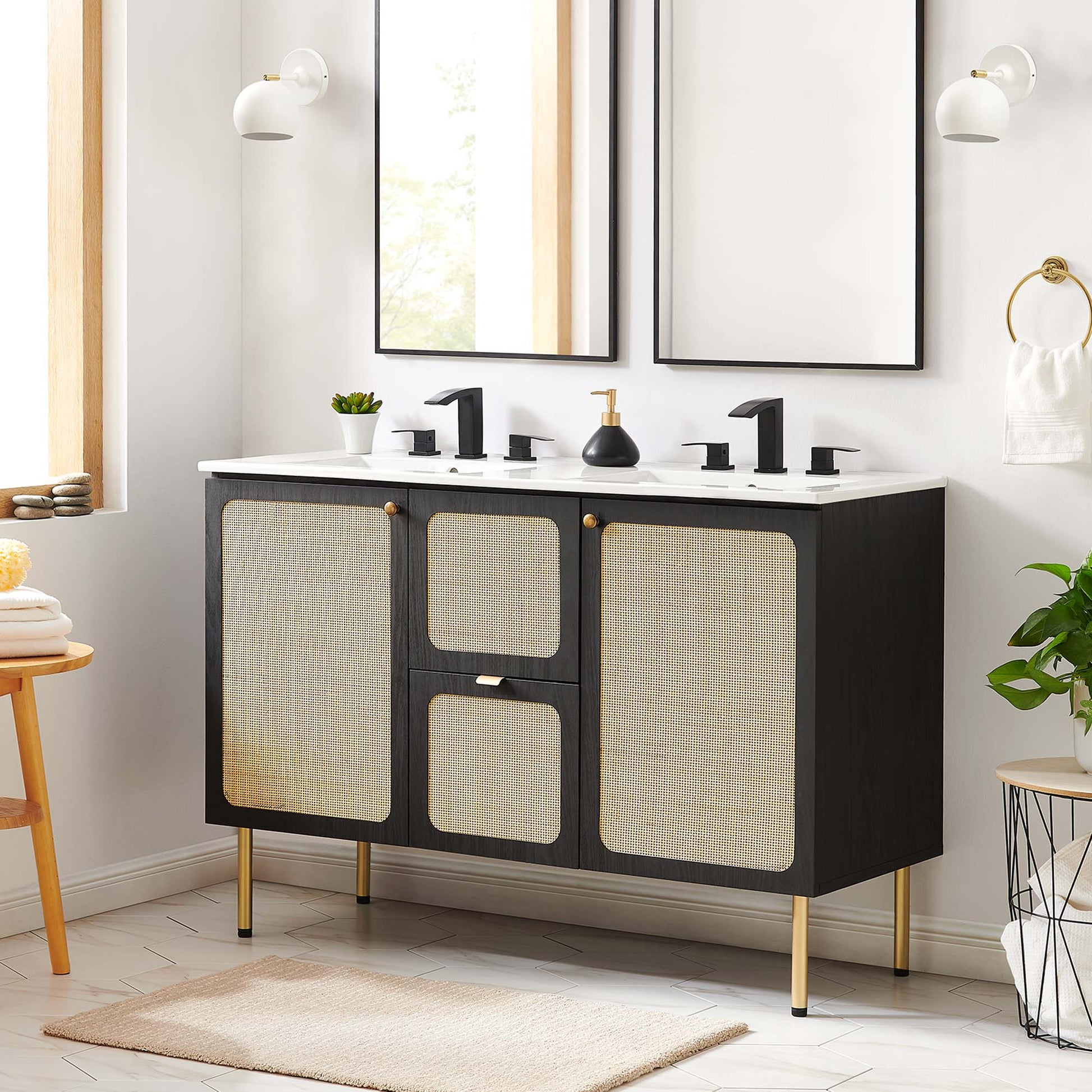 Chaucer 48" Double Sink Bathroom Vanity