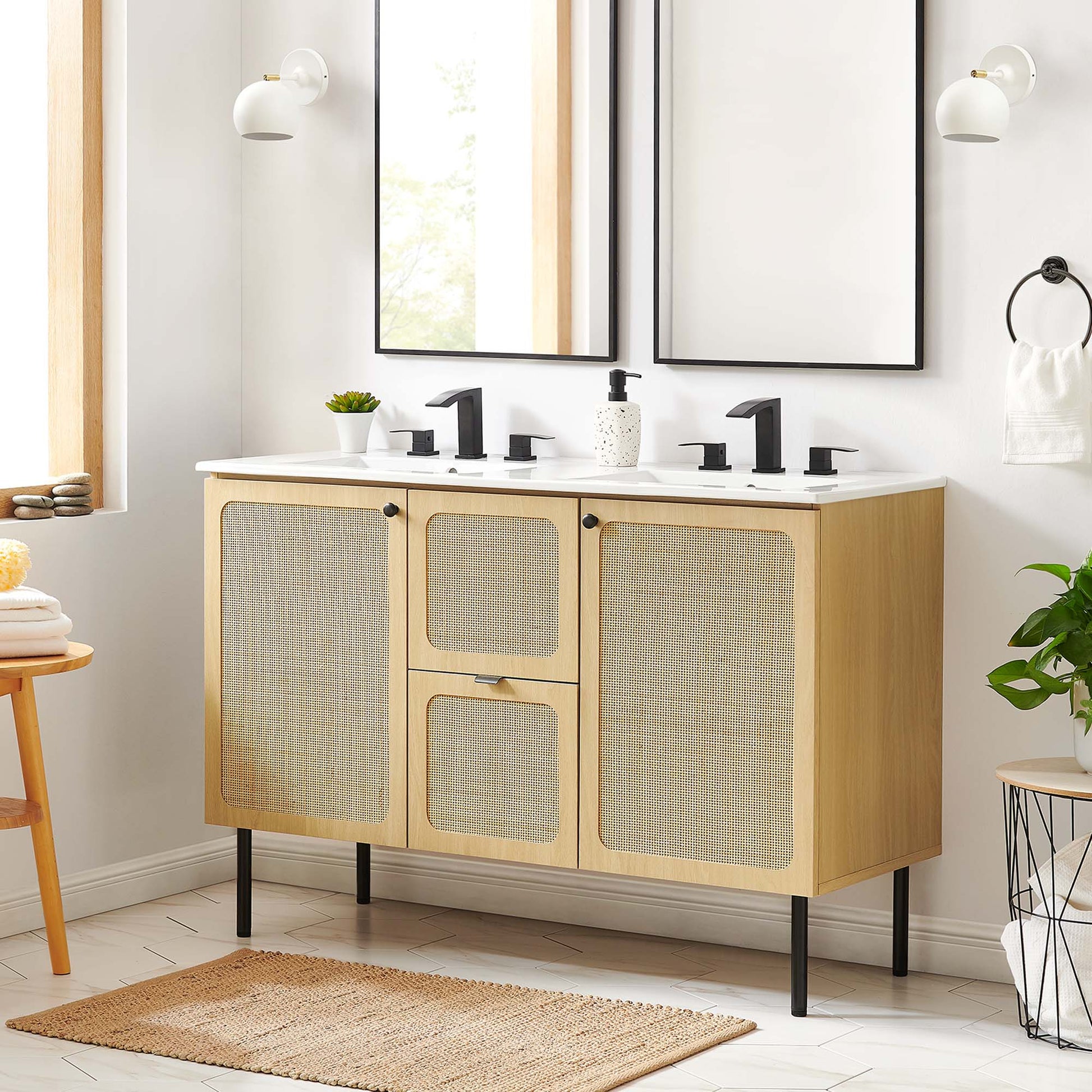 Chaucer 48" Double Sink Bathroom Vanity