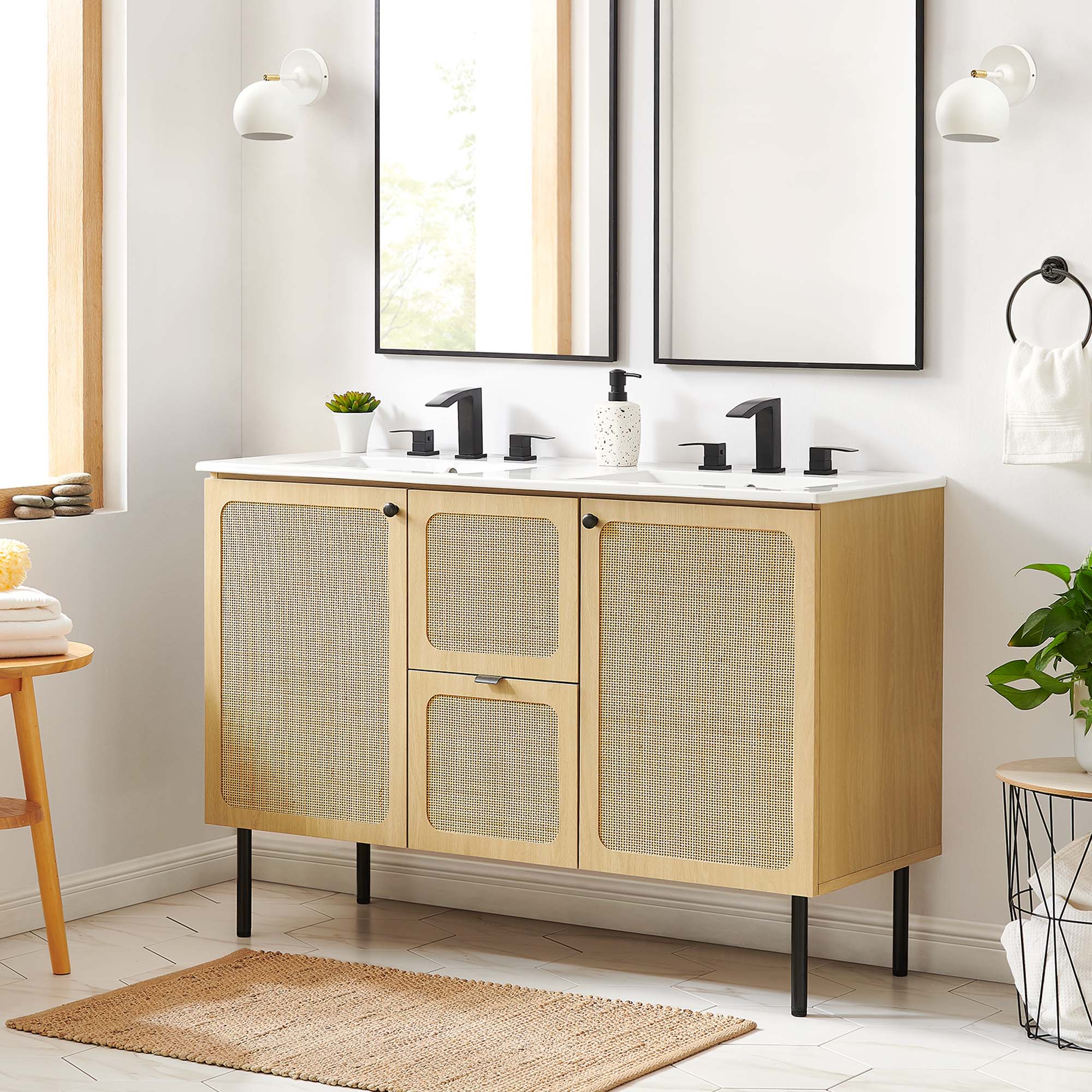 Chaucer 48" Double Sink Bathroom Vanity