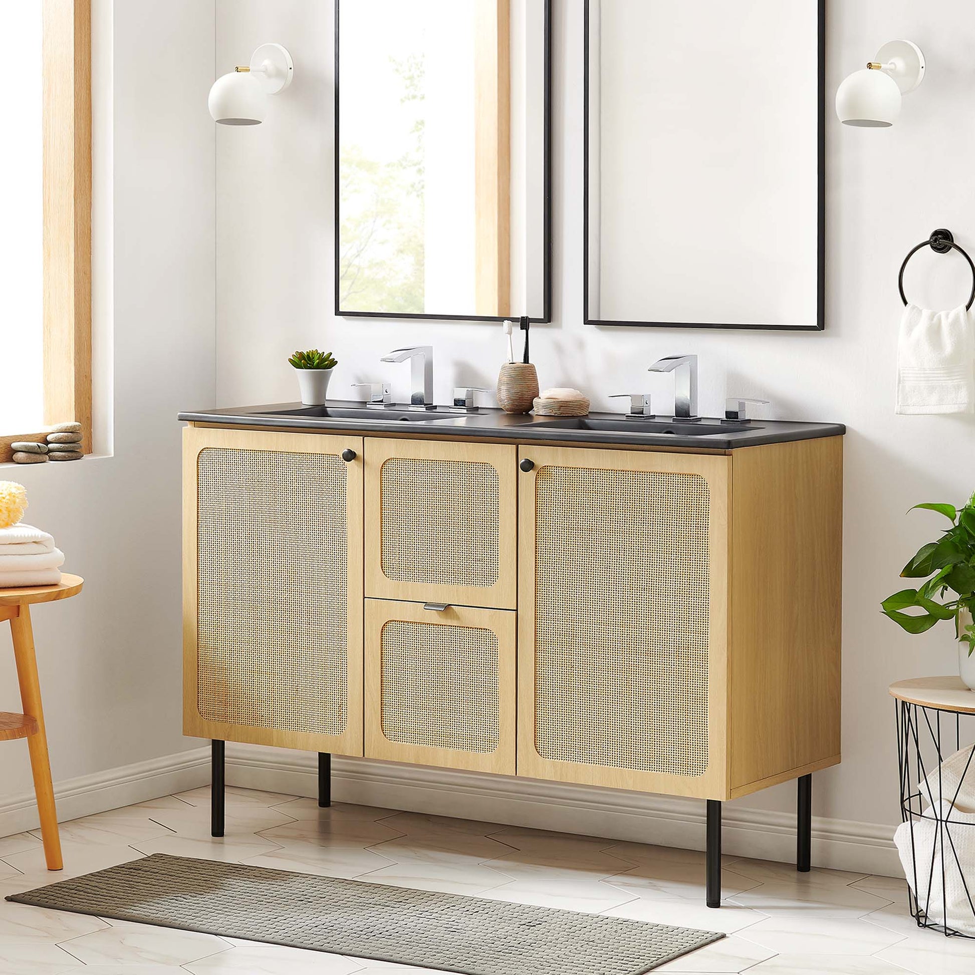Chaucer 48" Double Sink Bathroom Vanity