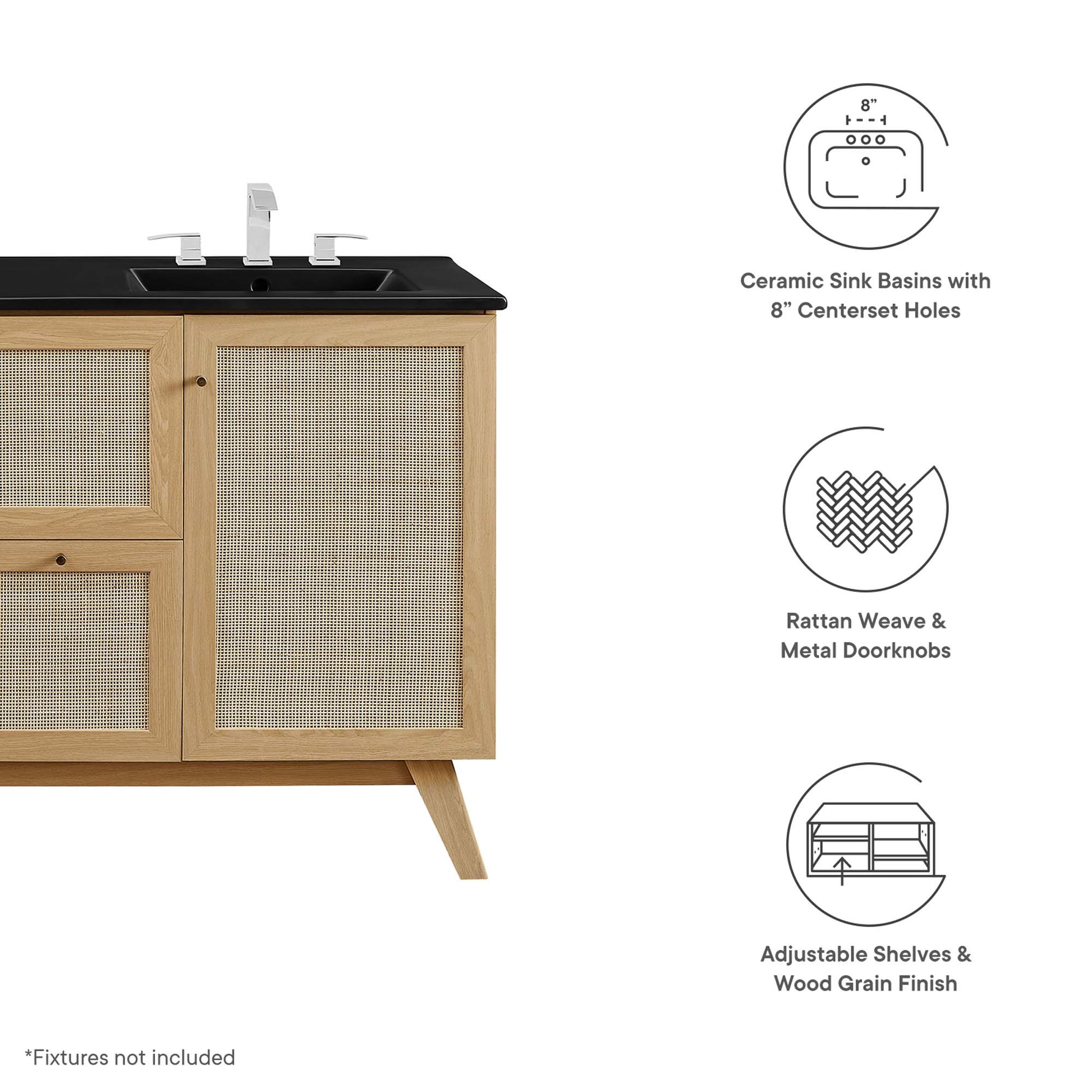 Soma 48" Double Sink Bathroom Vanity
