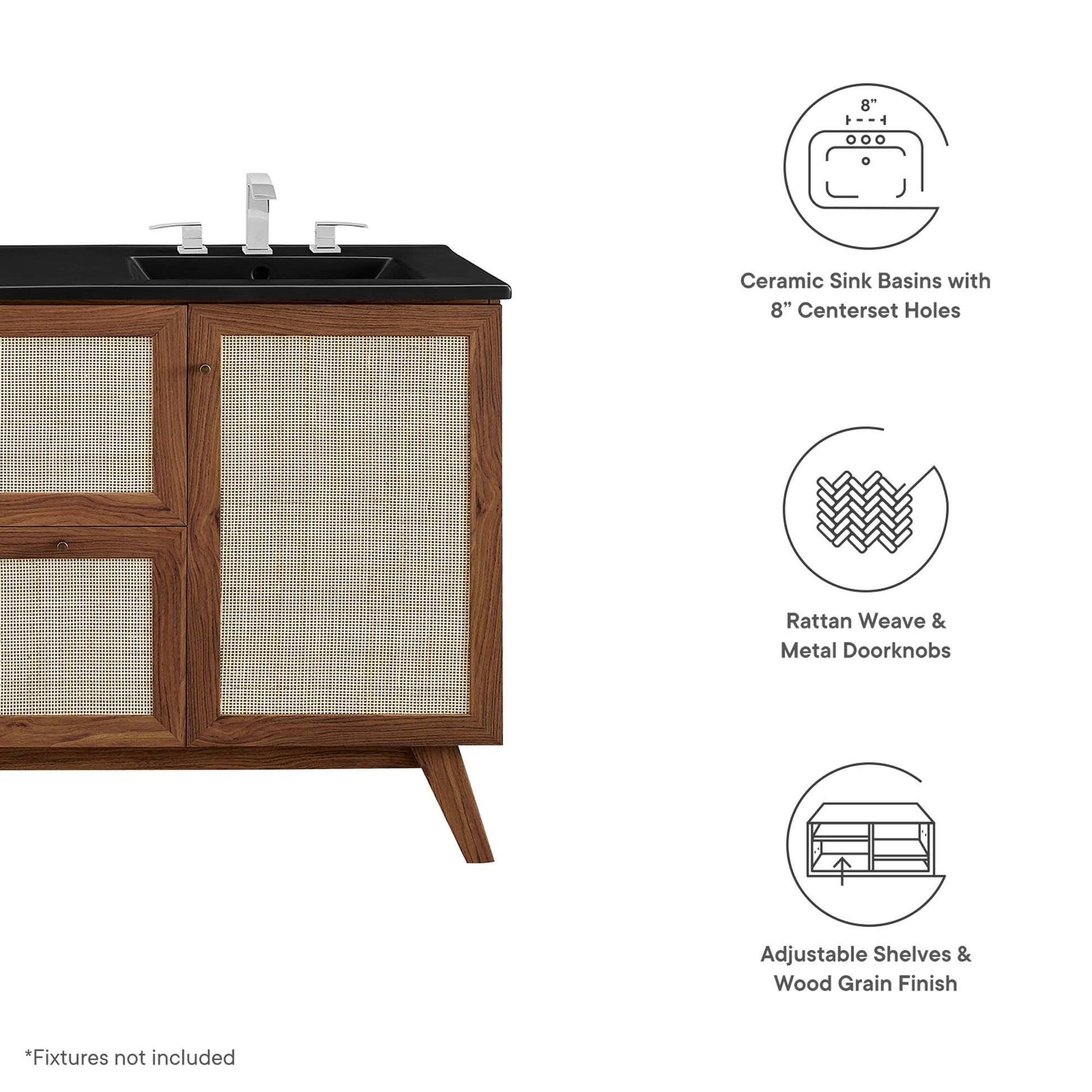 Soma 48" Double Sink Bathroom Vanity