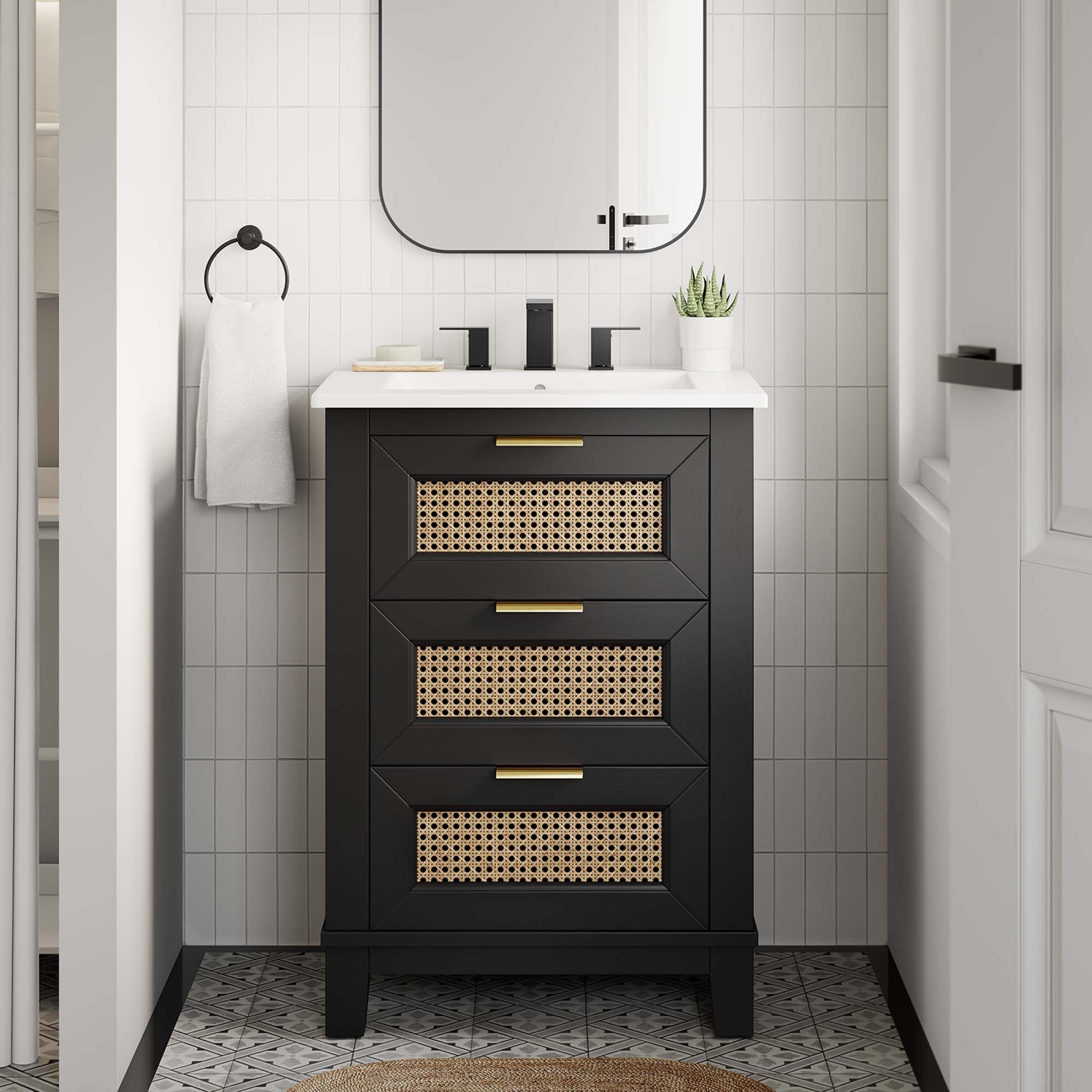 Dixie Bathroom Vanity Basin Included