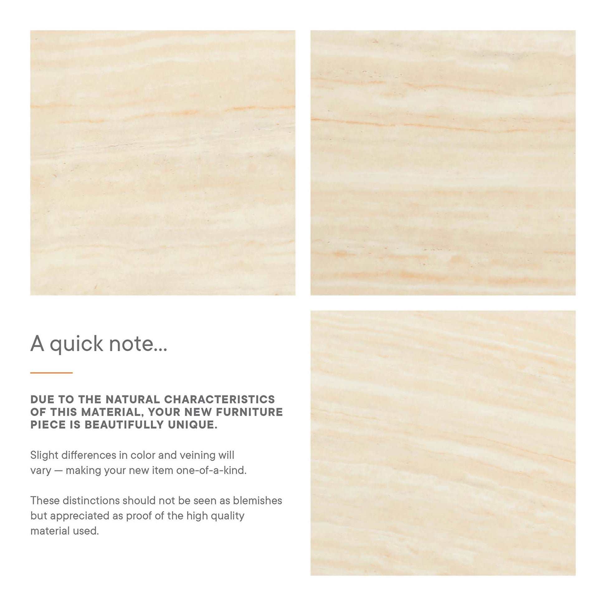 Lippa 36" Round Faux Travertine Dining Table