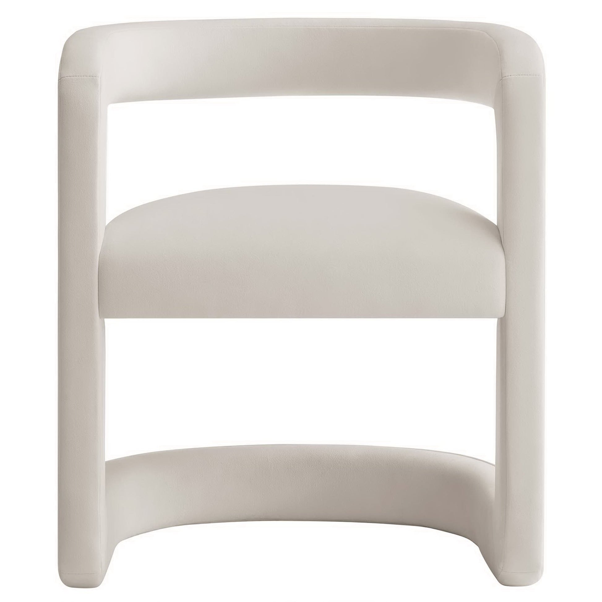 Winslow Performance Velvet Barrel Accent Chair - Taupe