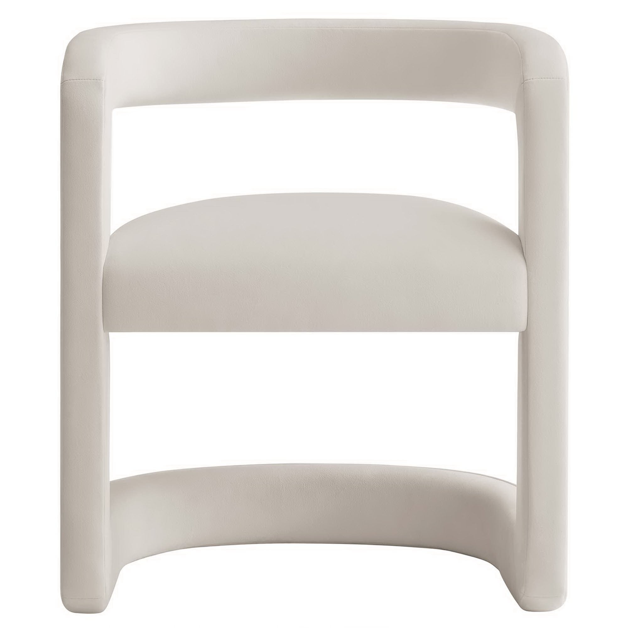 Winslow Performance Velvet Barrel Accent Chair - Taupe