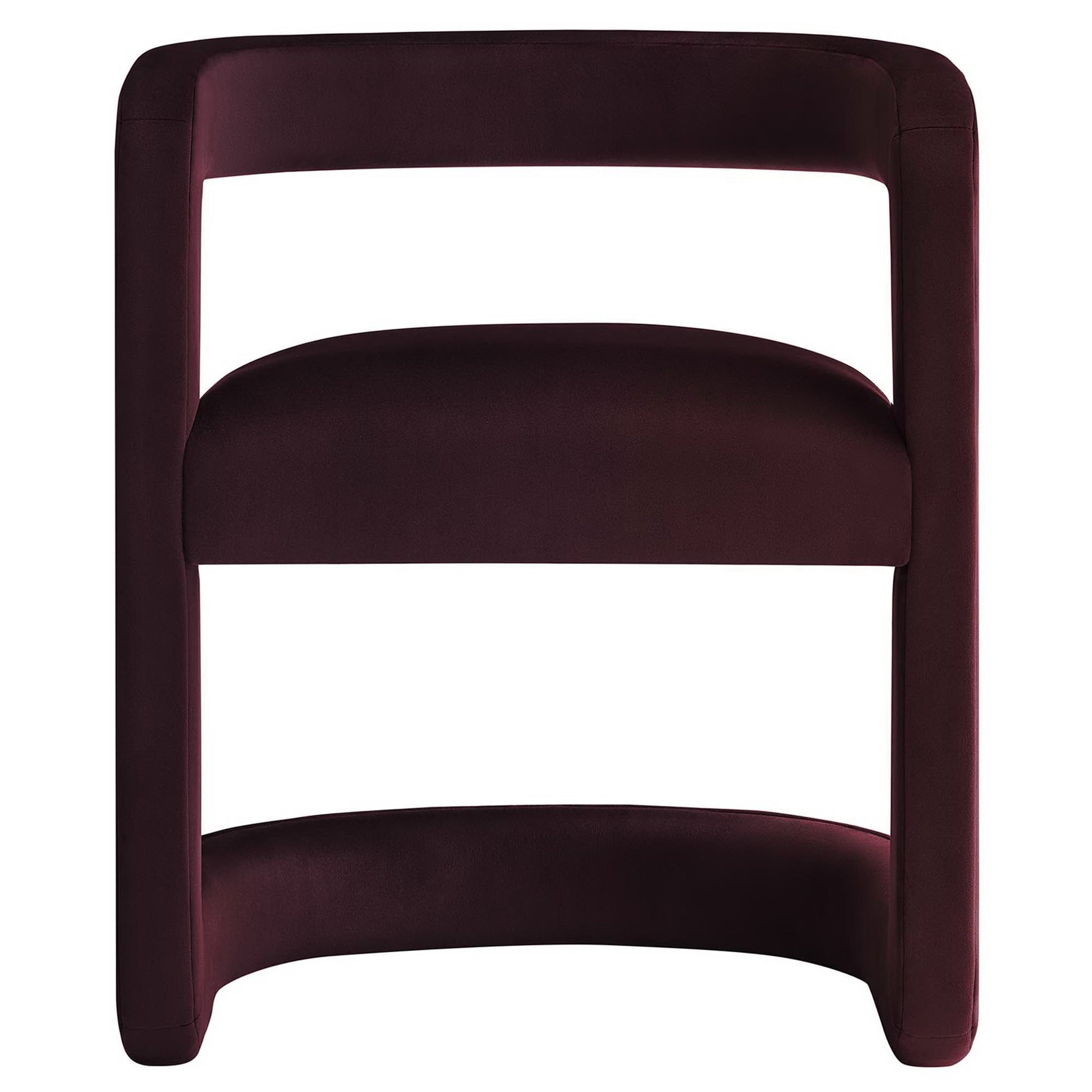 Winslow  Barrel Performance Velvet Dining Chair