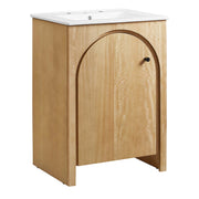 Appia Bathroom Vanity Basin Included - Oak White