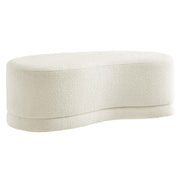 Nimbus 48" Upholstered Ottoman Bench - Cream