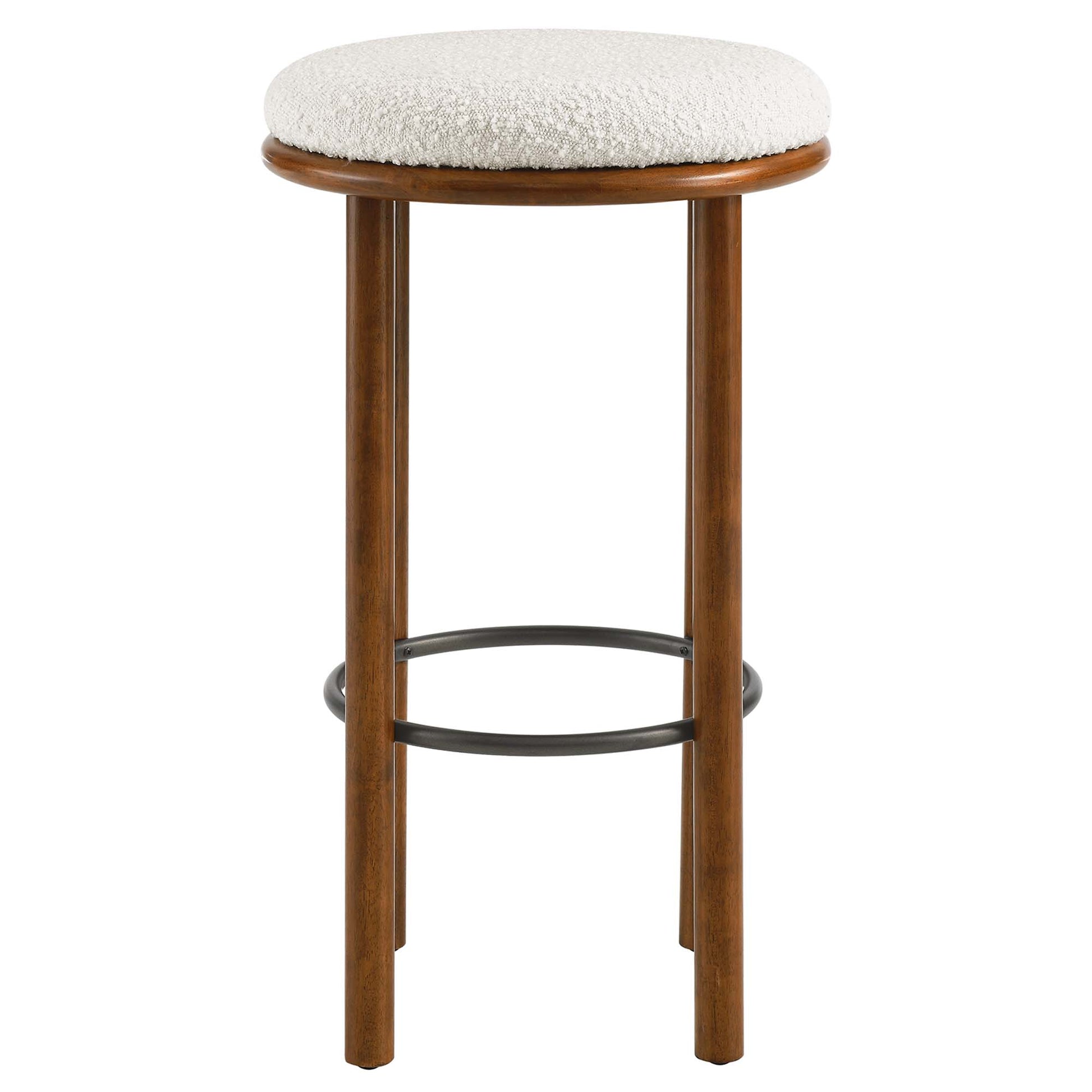 Fable Boucle Fabric Bar Stools - Set of 2