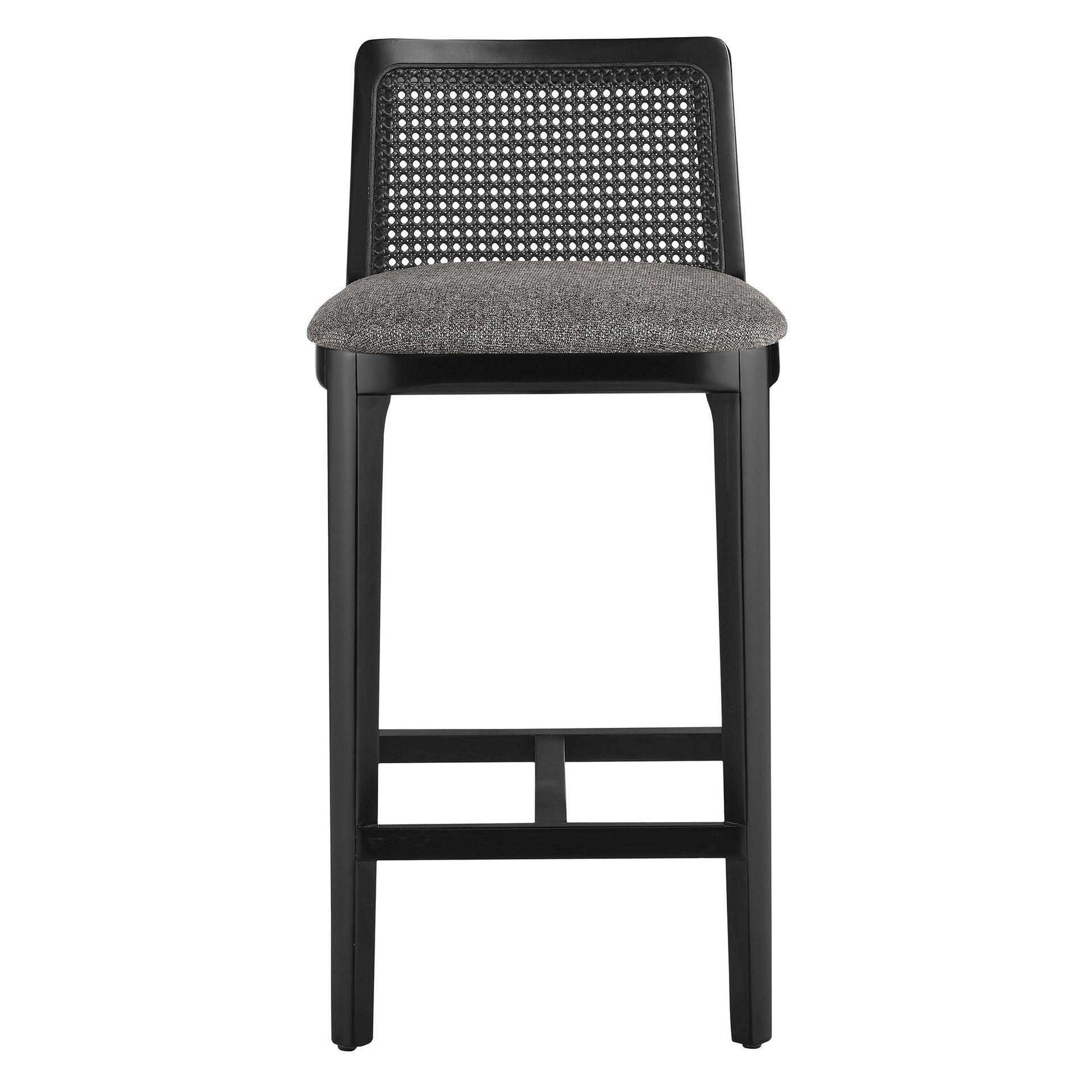 Monarch Beech Wood and Rattan Counter Stool