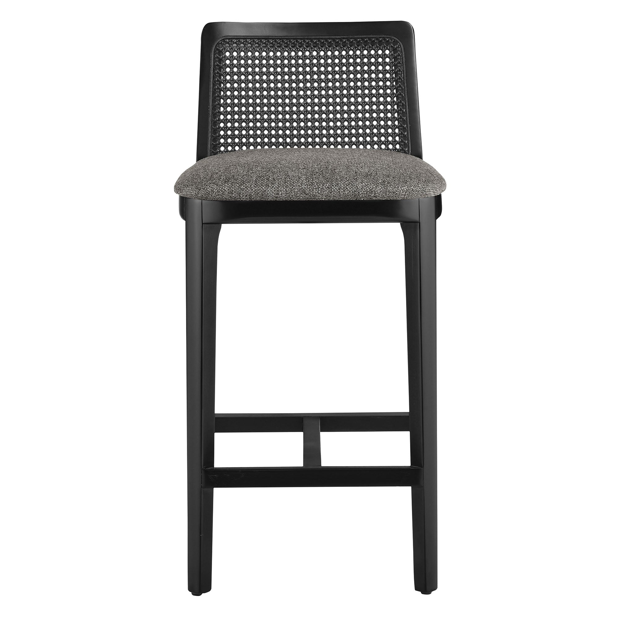 Monarch Beech Wood and Rattan Counter Stool