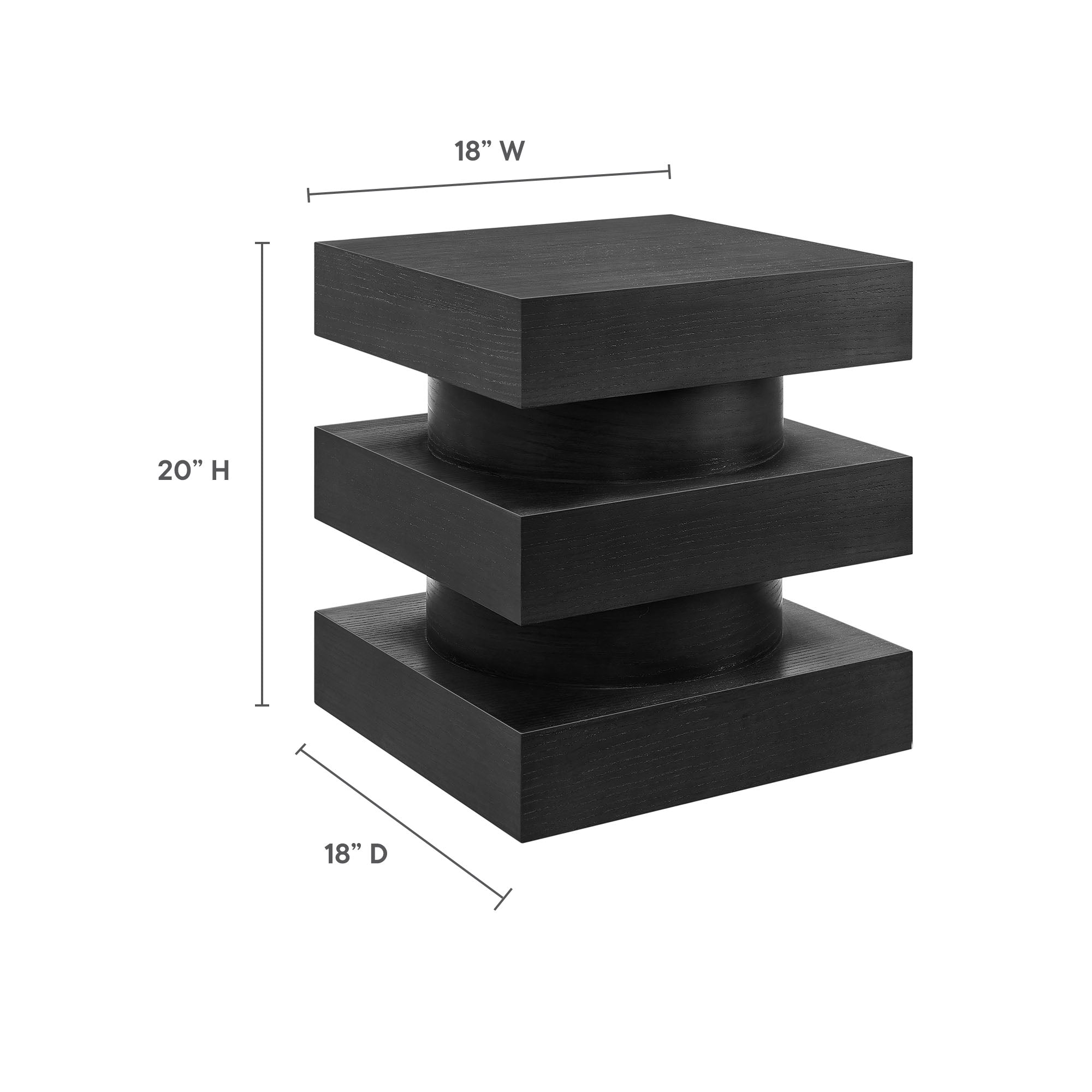 Perpetuate Totem End Table - Cayenne
