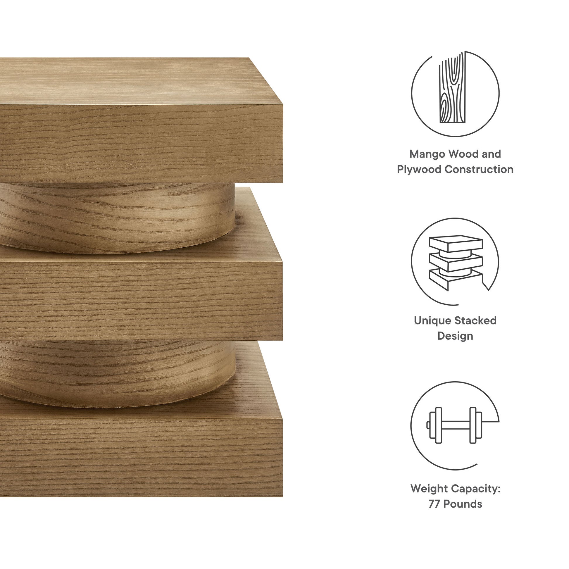 Perpetuate Totem End Table